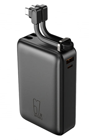 Wiwu P012 Tank Serisi Dijital Ekranlı Powerbank 20000mAh 67W  Wiwu