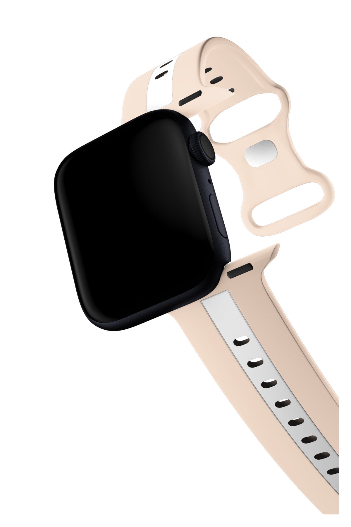 Apple Watch Uyumlu Dual Silikon Kordon Adel