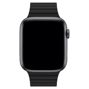 Apple Watch Uyumlu Deri Loop Kordon Siyah  bikordon
