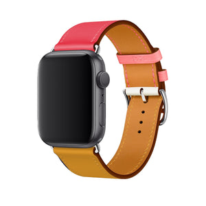 Apple Watch Uyumlu Duo Loop Kordon Garnet  bikordon