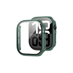 Apple Watch Uyumlu Ekran Koruyucu Çam Yeşili Renkli Kasa  bikordon