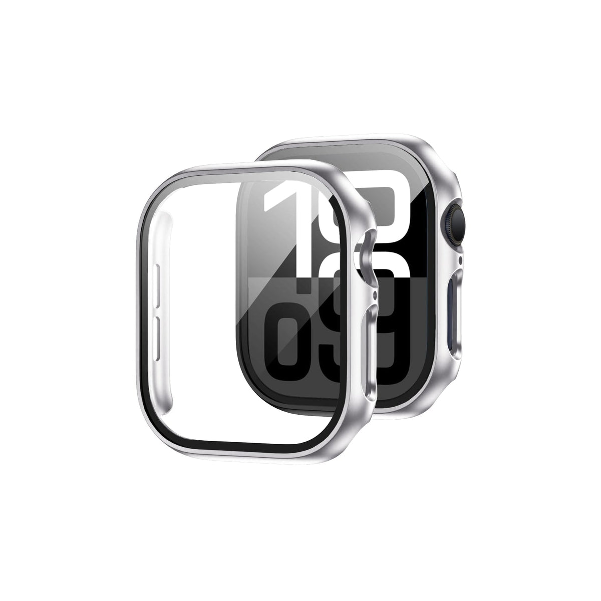 Apple Watch Uyumlu Ekran Koruyucu Gri Renkli Kasa  bikordon