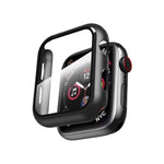 Apple Watch Uyumlu Ekran Koruyucu Kasa Siyah  bikordon