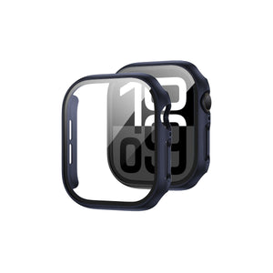 Apple Watch Uyumlu Ekran Koruyucu Lacivert Renkli Kasa  bikordon