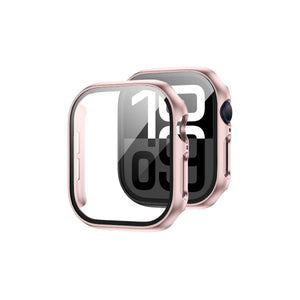 Apple Watch Uyumlu Ekran Koruyucu Rose Renkli Kasa  bikordon