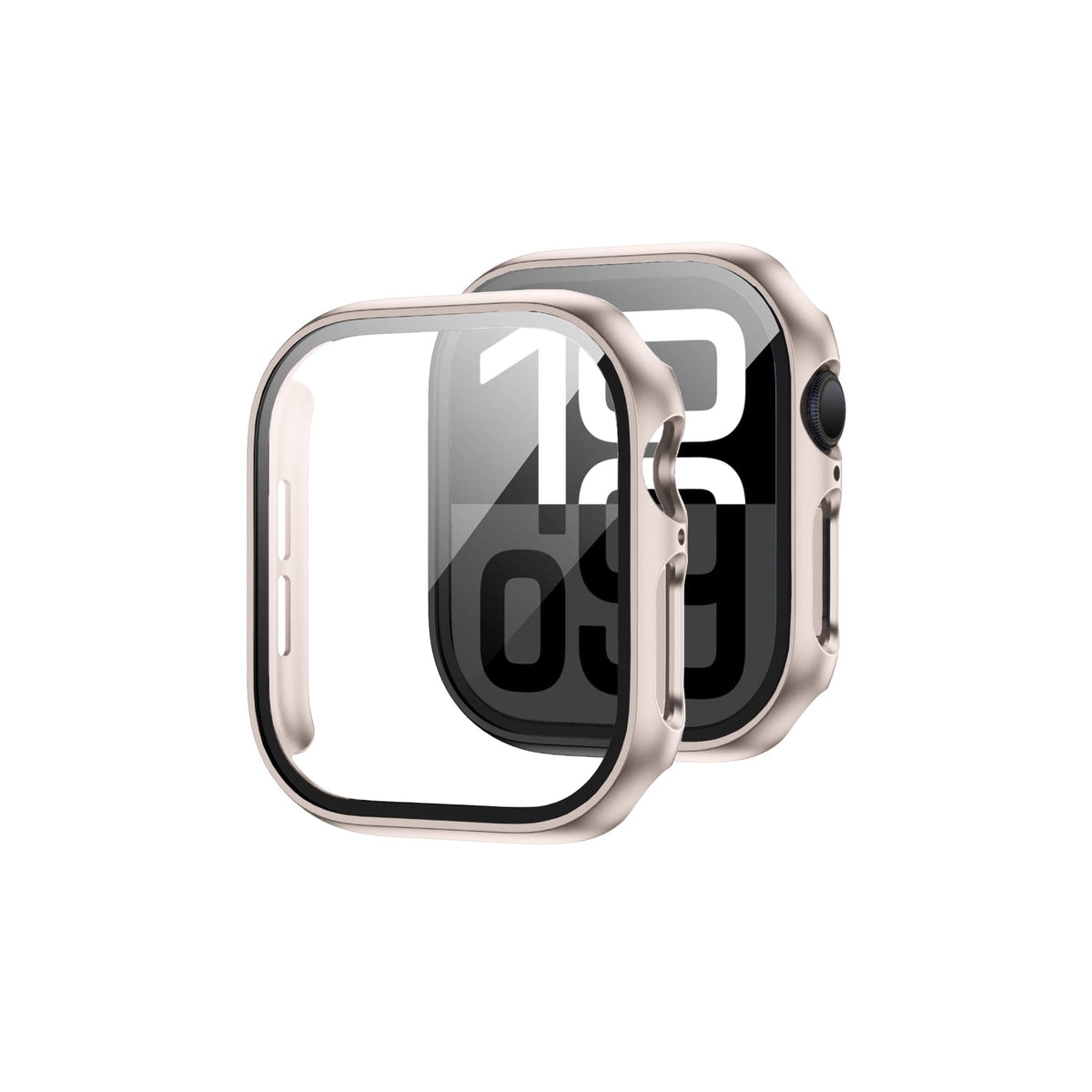 Apple Watch Uyumlu Ekran Koruyucu Kasa Starlight  bikordon