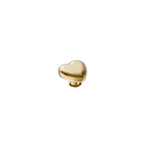 Apple Watch Uyumlu Kordon Süsü Charm Heart Gold bikordon