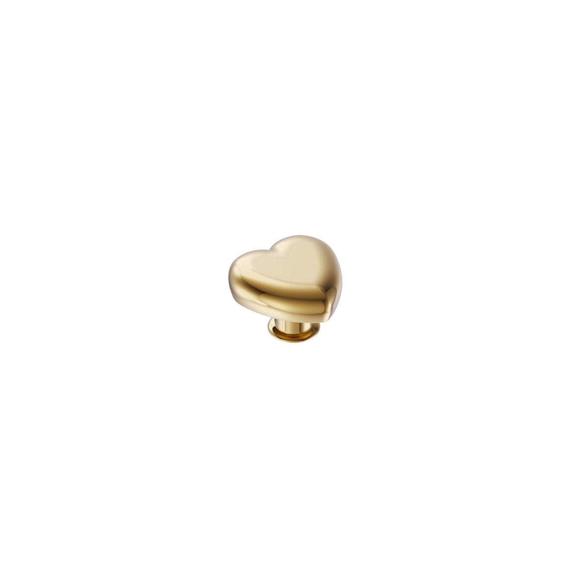 Apple Watch Uyumlu Kordon Süsü Charm Heart Gold bikordon