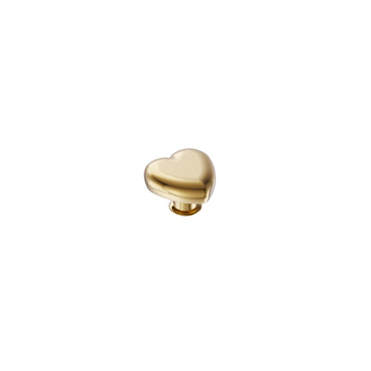 Apple Watch Uyumlu Kordon Süsü Charm Heart Gold bikordon