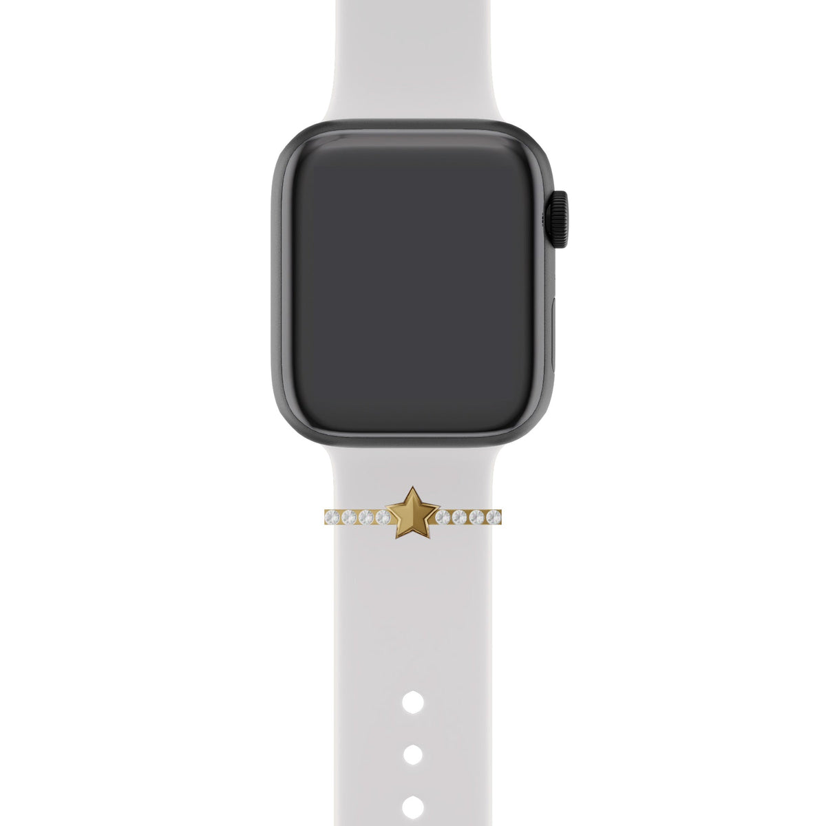 Apple Watch Uyumlu Kordon Süsü Charm Zircon Star  bikordon