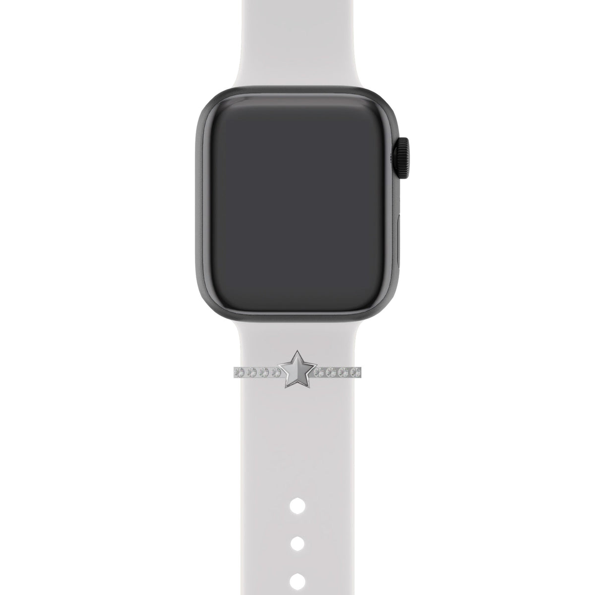 Apple Watch Uyumlu Kordon Süsü Charm Zircon Star  bikordon
