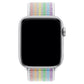 Apple Watch Uyumlu Spor Loop Kordon Beyaz Gökkuşağı  bikordon