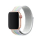 Apple Watch Uyumlu Spor Loop Kordon Beyaz Gökkuşağı  bikordon