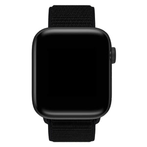 Apple Watch Uyumlu Spor Loop Kordon Dark Black  bikordon