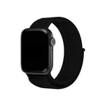 Apple Watch Uyumlu Spor Loop Kordon Dark Black  bikordon