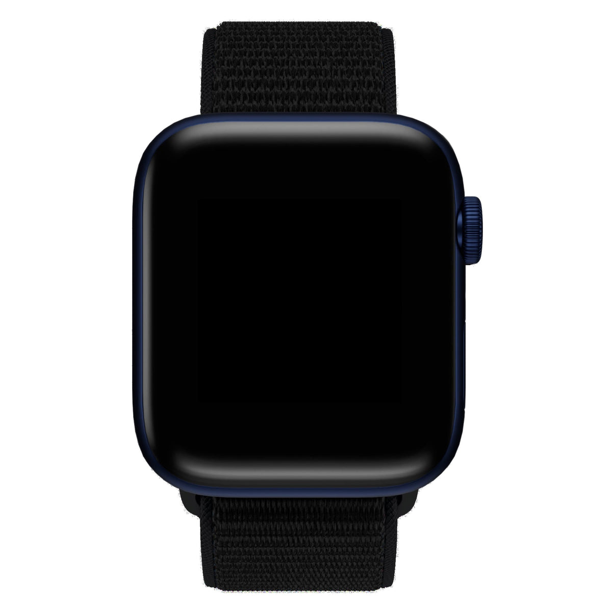 Apple Watch Uyumlu Spor Loop Kordon Dark Black  bikordon