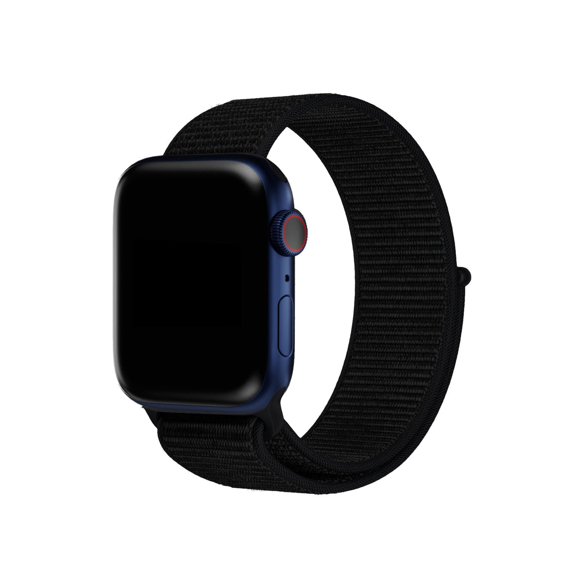 Apple Watch Uyumlu Spor Loop Kordon Dark Black  bikordon