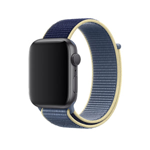 Apple Watch Uyumlu Spor Loop Kordon Alaska Mavi  bikordon