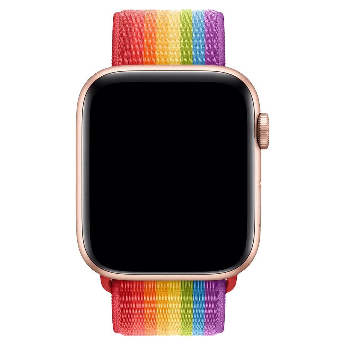Apple Watch Uyumlu Spor Loop Kordon Gökkuşağı  bikordon
