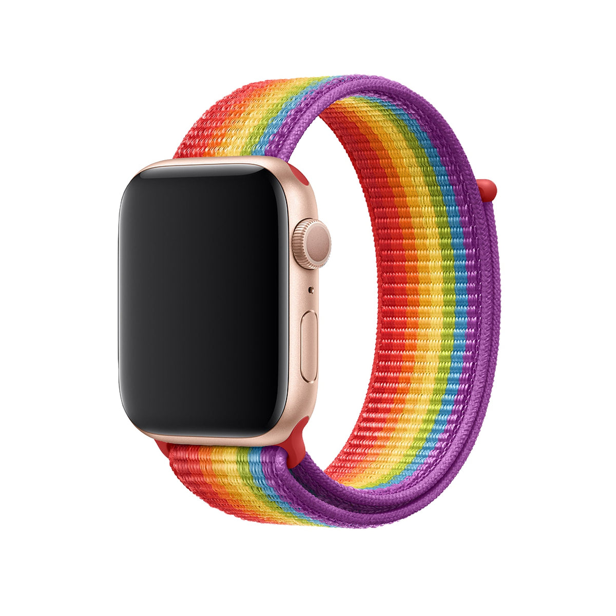 Apple Watch Uyumlu Spor Loop Kordon Gökkuşağı  bikordon