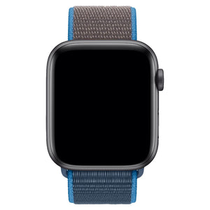 Apple Watch Uyumlu Spor Loop Kordon Kaya Mavi  bikordon