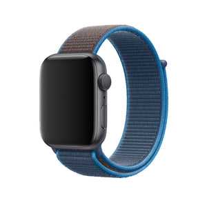 Apple Watch Uyumlu Spor Loop Kordon Kaya Mavi  bikordon