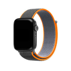 Apple Watch Uyumlu Spor Loop Kordon Kaya Turuncu  bikordon
