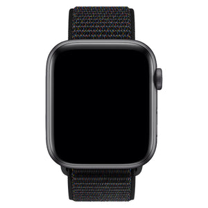 Apple Watch Uyumlu Spor Loop Kordon Kırçıllı Siyah  bikordon