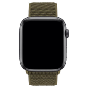 Apple Watch Uyumlu Spor Loop Kordon Komando Yeşil  bikordon