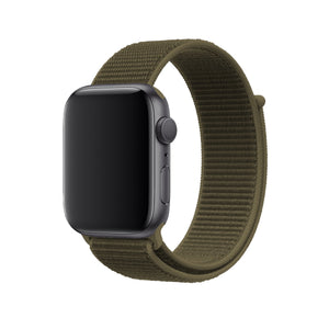 Apple Watch Uyumlu Spor Loop Kordon Komando Yeşil  bikordon