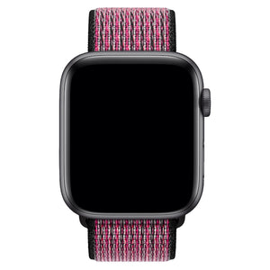Apple Watch Uyumlu Spor Loop Kordon Koyu Mor  bikordon