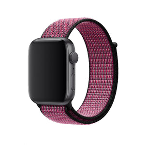 Apple Watch Uyumlu Spor Loop Kordon Koyu Mor  bikordon