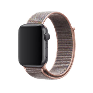 Apple Watch Uyumlu Spor Loop Kordon Kum Pembe  bikordon