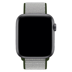 Apple Watch Uyumlu Spor Loop Kordon Gri Haki  bikordon
