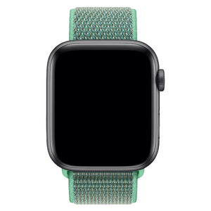 Apple Watch Uyumlu Spor Loop Kordon Su Yeşili  bikordon