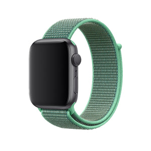 Apple Watch Uyumlu Spor Loop Kordon Su Yeşili  bikordon