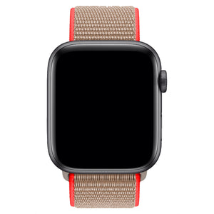 Apple Watch Uyumlu Spor Loop Kordon Neon Kahve  bikordon