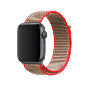 Apple Watch Uyumlu Spor Loop Kordon Neon Kahve  bikordon