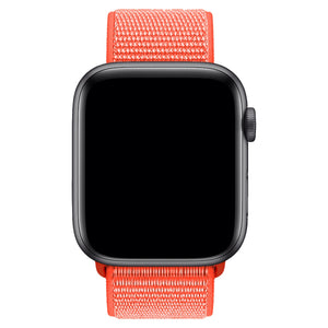 Apple Watch Uyumlu Spor Loop Kordon Neon Turuncu  bikordon