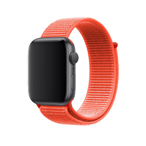Apple Watch Uyumlu Spor Loop Kordon Neon Turuncu  bikordon