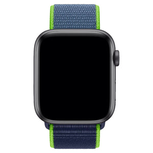 Apple Watch Uyumlu Spor Loop Kordon Safir Mavi  bikordon