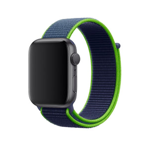 Apple Watch Uyumlu Spor Loop Kordon Safir Mavi  bikordon