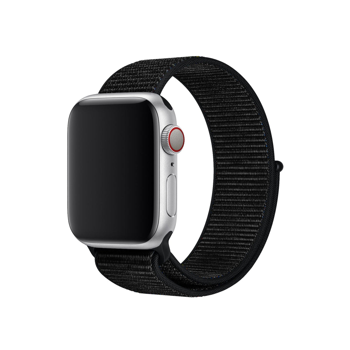 Apple Watch Uyumlu Spor Loop Kordon Siyah  bikordon