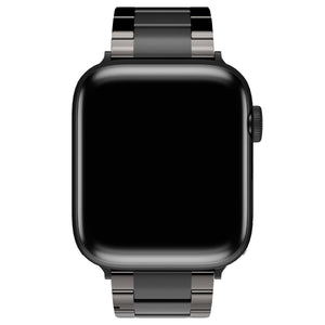 Apple Watch Uyumlu Mat Parlak Seramik Loop Kordon Siyah  bikordon