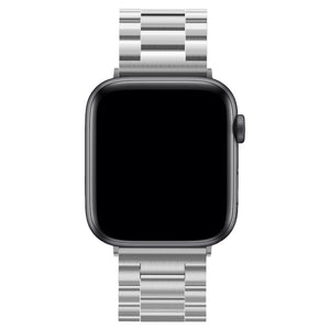 Apple Watch Uyumlu Üç Bakla Çelik Loop Kordon Gümüş Gri  bikordon