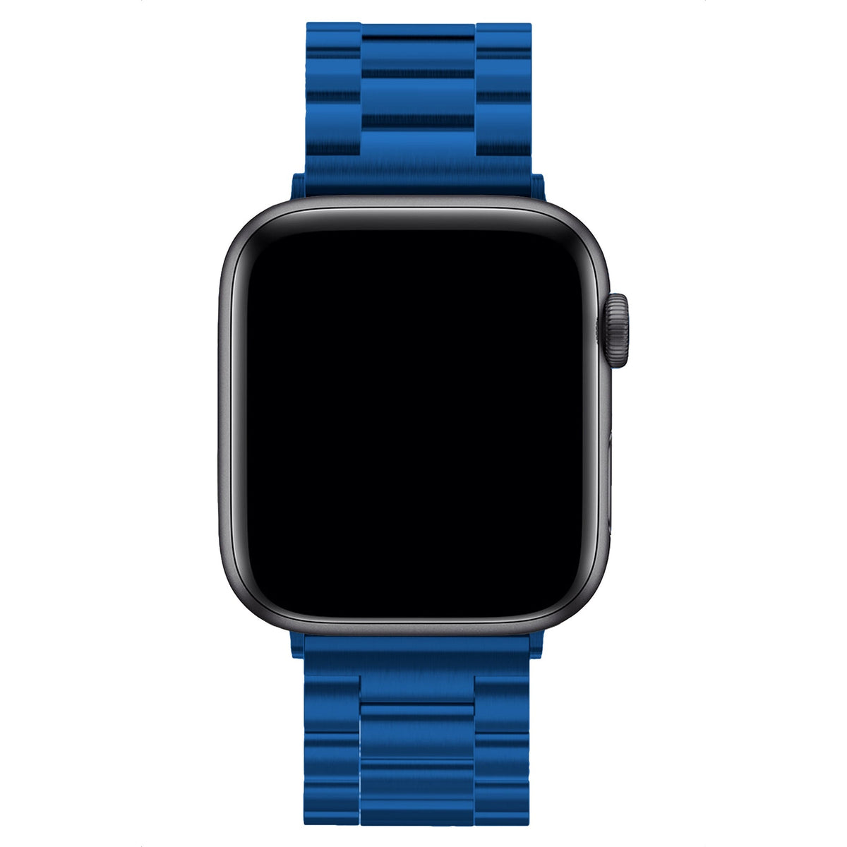 Apple Watch Uyumlu Üç Bakla Çelik Loop Kordon Mavi  bikordon