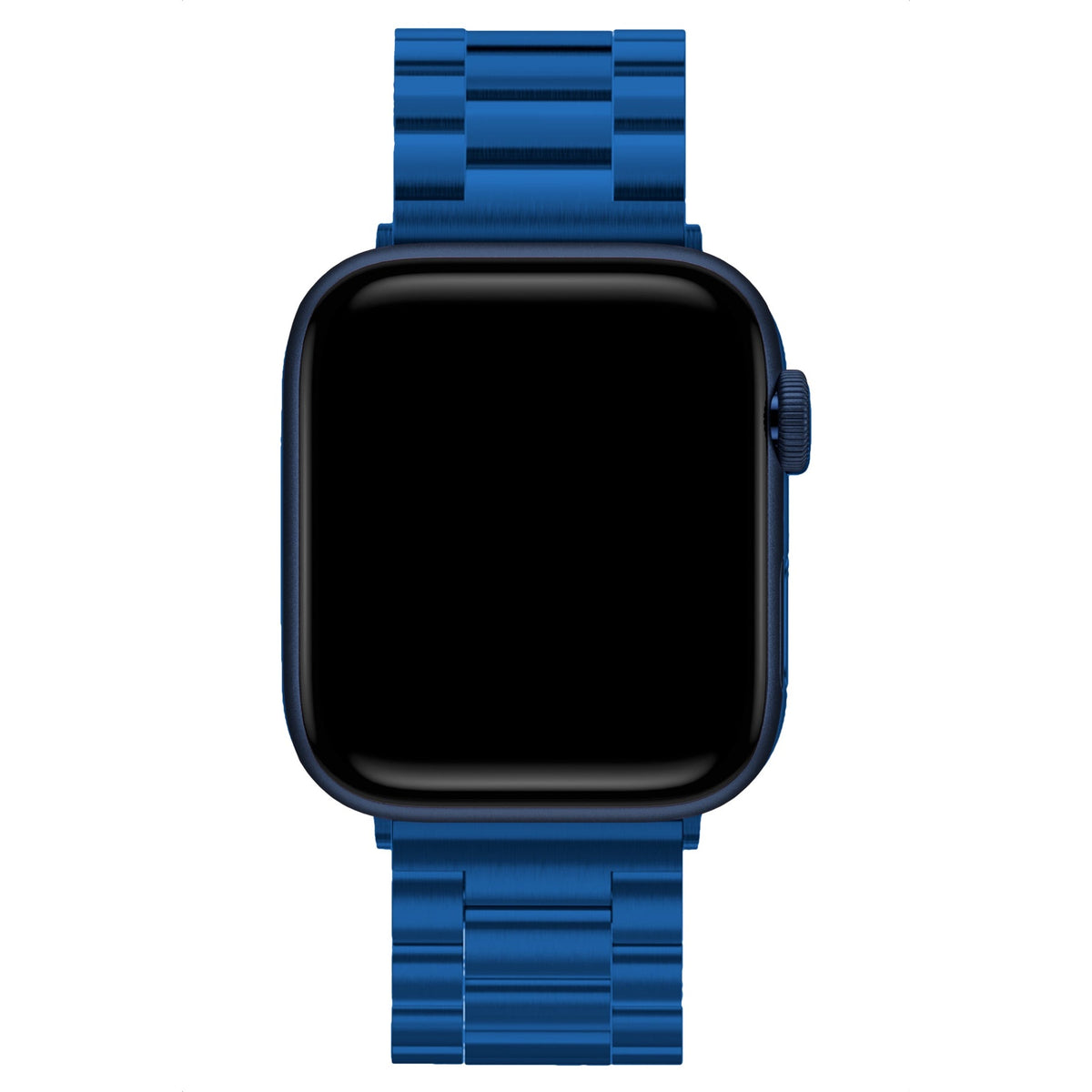 Apple Watch Uyumlu Üç Bakla Çelik Loop Kordon Mavi  bikordon