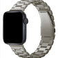 Three Link Steel Loop Band Titanium Compatible with Apple Watch 