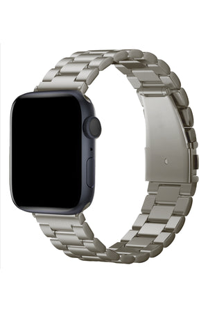 Apple Watch Uyumlu Üç Bakla Çelik Loop Kordon Titanyum  bikordon
