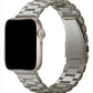 Three Link Steel Loop Band Titanium Compatible with Apple Watch 